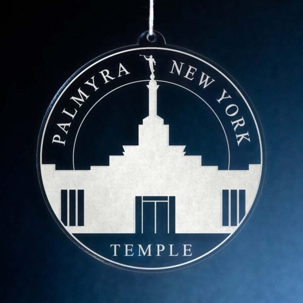 LDS Palmyra New York Temple Christmas Ornament