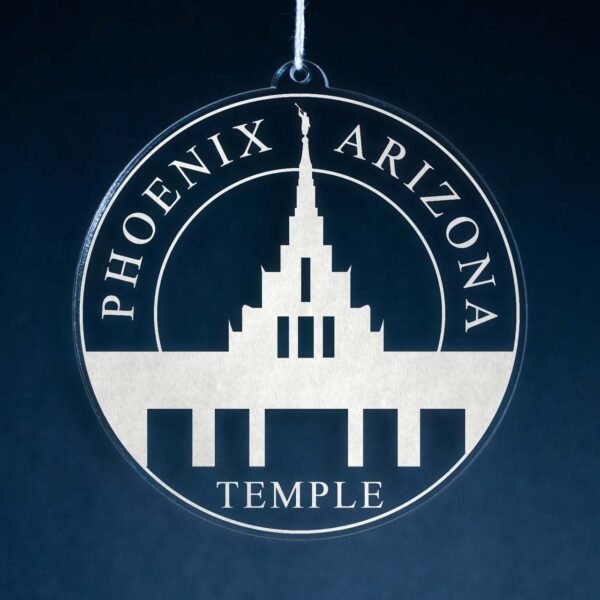 LDS Phoenix Arizona Temple Christmas Ornament