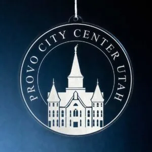 LDS Provo City Center Temple Christmas Ornament