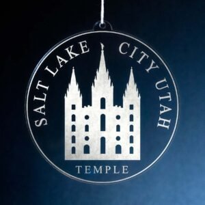 LDS Salt Lake Temple Christmas Ornament