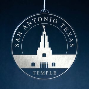 LDS San Antonio Texas Temple Christmas Ornament