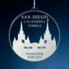 LDS San Diego California Temple Christmas Ornament