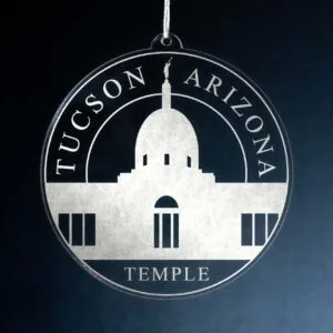 LDS Tucson Arizona Temple Christmas Ornament