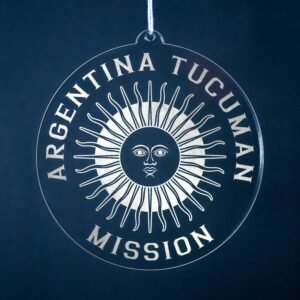 LDS Argentina Tucuman Mission Christmas Ornament hanging on a Tree