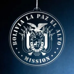 LDS Bolivia La Paz El Alto Mission Christmas Ornament