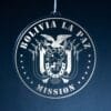 LDS Bolivia La Paz Mission Christmas Ornament
