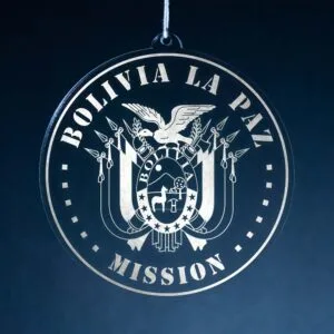 LDS Bolivia La Paz Mission Christmas Ornament