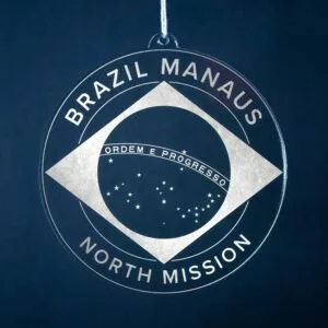 LDS Brazil Manaus North Mission Christmas Ornament