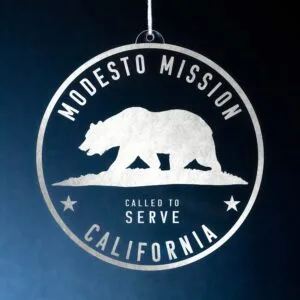 LDS California Modesto Mission Christmas Ornament