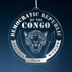 LDS Democratic Republic of the Congo Kananga Mission Christmas Ornament