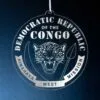 LDS Democratic Republic of the Congo Kinshasa West Mission Christmas Ornament