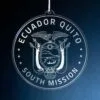 LDS Ecuador Quito South Mission Christmas Ornament