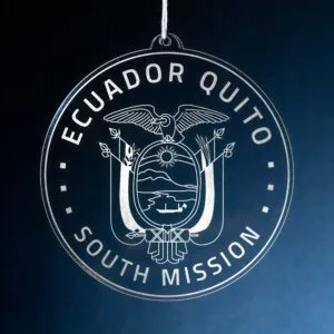 LDS Ecuador Quito South Mission Christmas Ornament