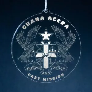 LDS Ghana Accra East Mission Christmas Ornament