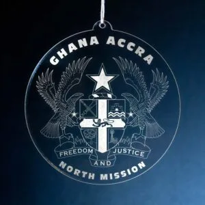 LDS Ghana Accra North Mission Christmas Ornament