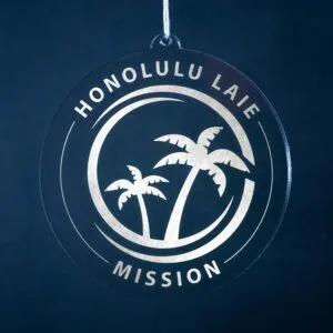 LDS Hawaii Laie Mission Christmas Ornament