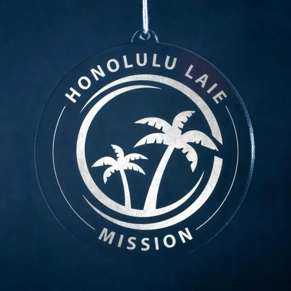 LDS Hawaii Laie Mission Christmas Ornament