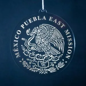 LDS Mexico Puebla East Mission Christmas Ornament