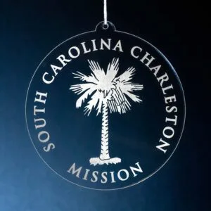LDS South Carolina Charleston Mission Christmas Ornament