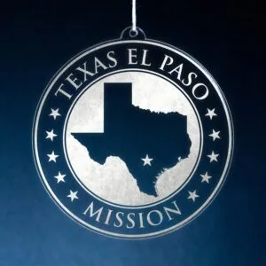 LDS Texas El Paso Mission Christmas Ornament