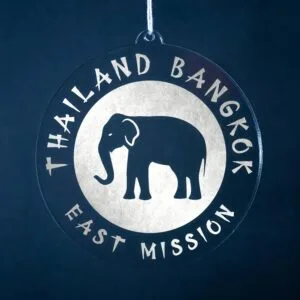 LDS Thailand Bangkok East Mission Christmas Ornament