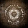 LDS Argentina Tucuman Mission Christmas Ornament laying on a Wooden Background