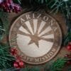 LDS Arizona Flagstaff Mission Christmas Ornament with Christmas Decorations