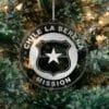 LDS Chile La Serena Mission Christmas Ornament hanging on a Tree