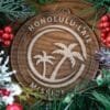 LDS Hawaii Laie Mission Christmas Ornament with Christmas Decorations