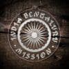 LDS India Bengaluru Mission Christmas Ornament laying on a Wooden Background