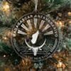 LDS Madagascar Antananarivo North Mission Christmas Ornament hanging on a Tree