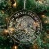 LDS Mexico Mexicali Mission Christmas Ornament hanging on a Tree