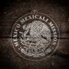 LDS Mexico Mexicali Mission Christmas Ornament laying on a Wooden Background