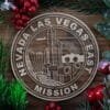 LDS Nevada Las Vegas East Mission Christmas Ornament with Christmas Decorations