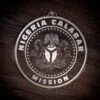 LDS Nigeria Calabar Mission Christmas Ornament laying on a Wooden Background