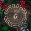 LDS Nigeria Port Harcourt North Mission Christmas Ornament with Christmas Decorations
