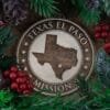 LDS Texas El Paso Mission Christmas Ornament with Christmas Decorations