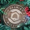 LDS Utah Spanish Fork Mission Christmas Ornament with Christmas Decorations