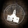 LDS Antofagasta Chile Temple Christmas Ornament laying on a Wooden Background