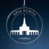 LDS Apia Samoa Temple Christmas Ornament