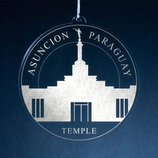 LDS Asuncion Paraguay Temple Christmas Ornament