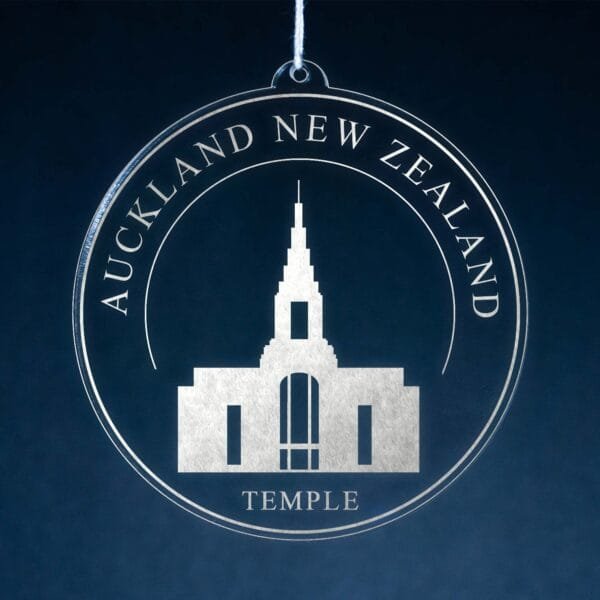 LDS Auckland New Zealand Temple Christmas Ornament