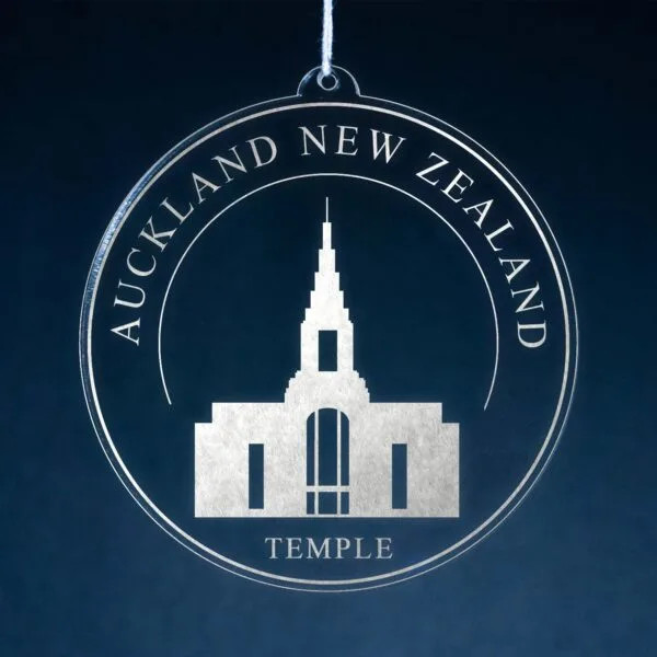 LDS Auckland New Zealand Temple Christmas Ornament