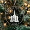 LDS Bangkok Thailand Temple Christmas Ornament hanging on a Tree