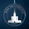 LDS Bern Switzerland Temple Christmas Ornament