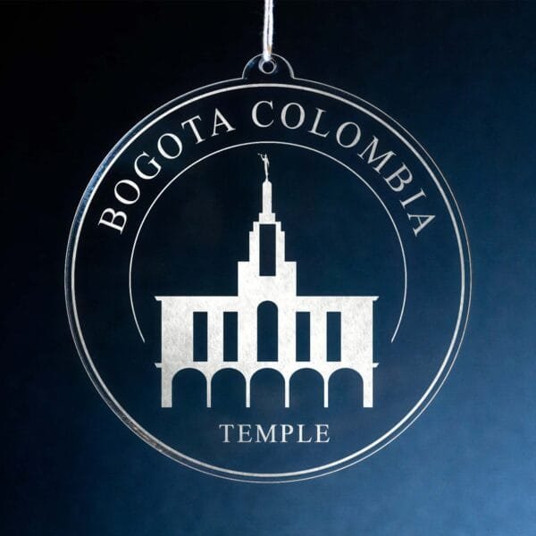 LDS Bogota Colombia Temple Christmas Ornament