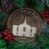 LDS Calgary Alberta Temple Christmas Ornament with Christmas Decorations