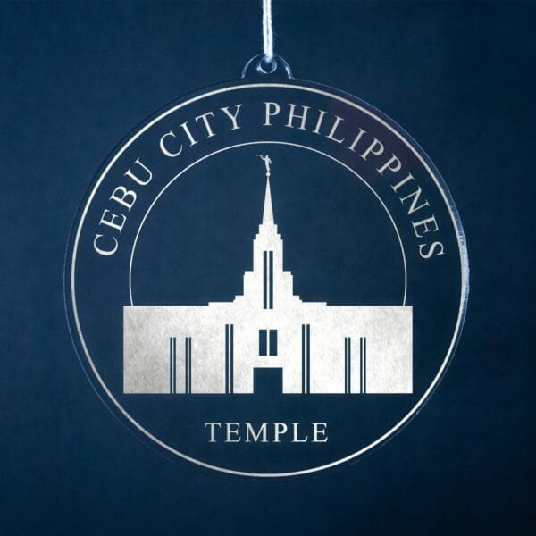 LDS Cebu City Philippines Temple Christmas Ornament