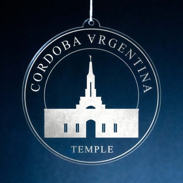 LDS Cordoba Argentina Temple Christmas Ornament