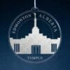 LDS Edmonton Alberta Temple Christmas Ornament
